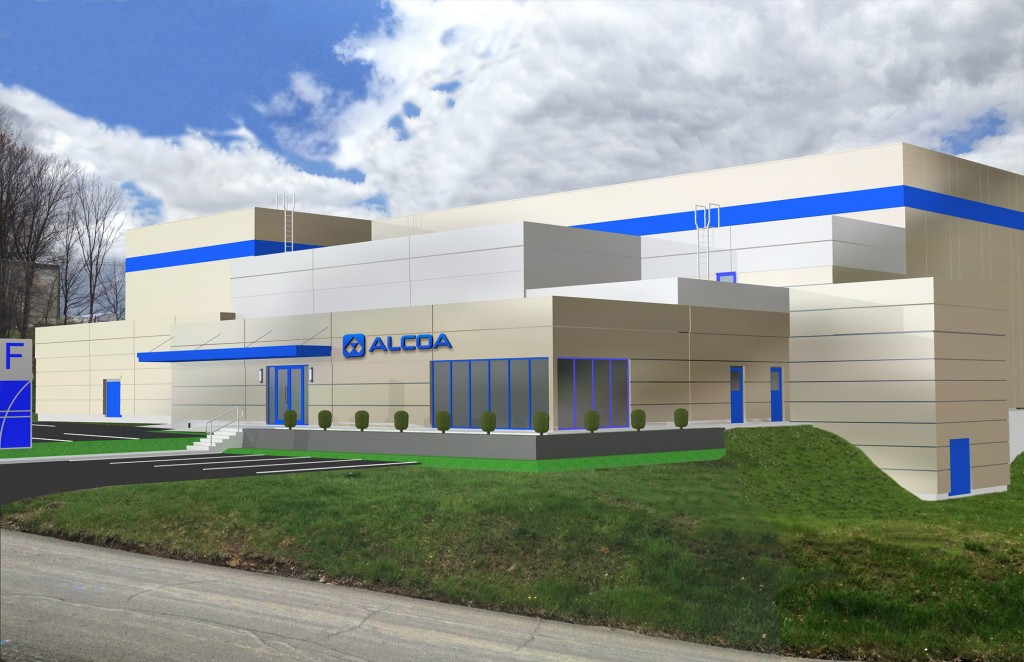 Artist's depiction of Alcoa's new AM facility in Pennsylvania. Courtesy of Alcoa.