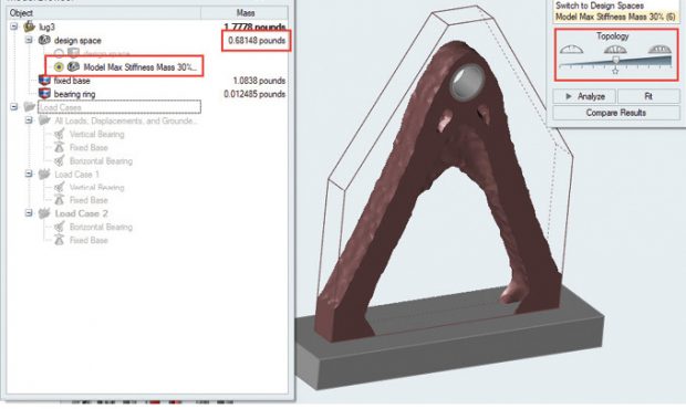 solidthinking inspire supporting a cylindrical surface
