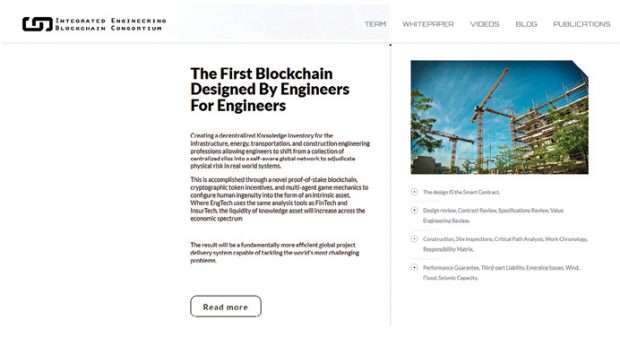 The Integrated Engineering Blockchain Consortium (IEBC.com) plans to launch a blockchain for engineers, by engineers.