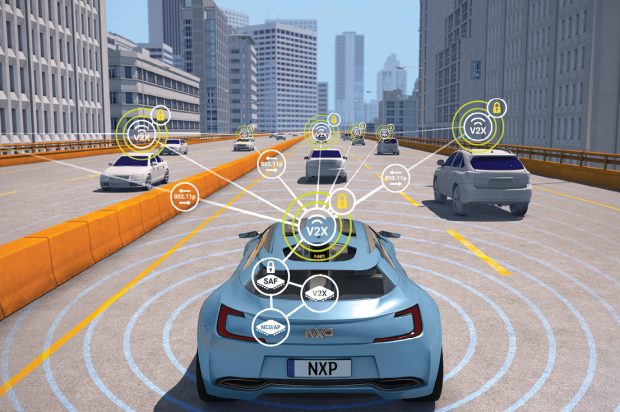 DSRC aims to provide a dedicated secure safety channel for secure communication of safety messages and transportation data in real time. An example of this technology can be seen in NXP Semiconductors’ next-generation RoadLINK, the SAF5400. Images courtesy of NXP Semiconductors.