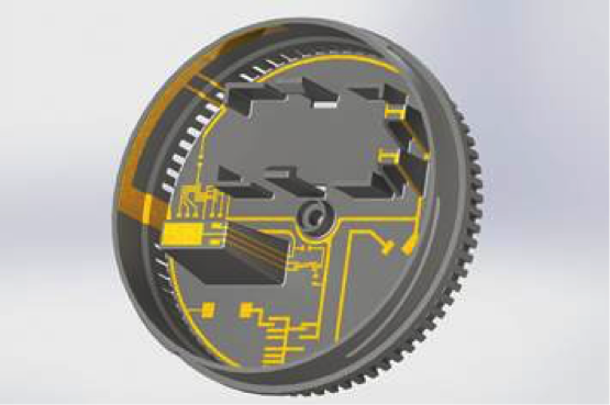 Shown above is a smoke detector that illustrates how design and functional integration are simplified using three-dimensional molded interconnect technology. Whether rigid or flexible, printed circuit boards are a virtually indispensable part of electronic devices as interconnect devices. Plastic molded interconnect devices (MIDs) offer many advantages with regard to connection technology, including the combination of electrical and mechanical functions in a single component. This makes it possible to use the housing and other molded inner structures as an interconnect device, sometimes eliminating the need for a PCB. Source: Multiple Dimensions AG